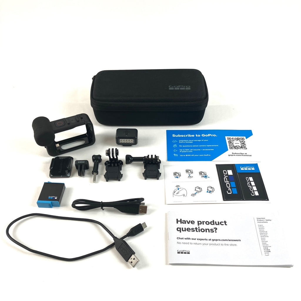 ゴープロ GoPro HERO9 Black 限定バンドル CHDRB-901-FW コンパクトデジタルカメラ 【中古】