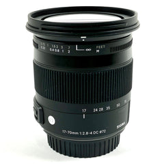 シグマ SIGMA C 17-70mm F2.8-4 DC MACRO OS HSM (キヤノンEF用) 一眼カメラ用レンズ（オートフォーカス） 【中古】