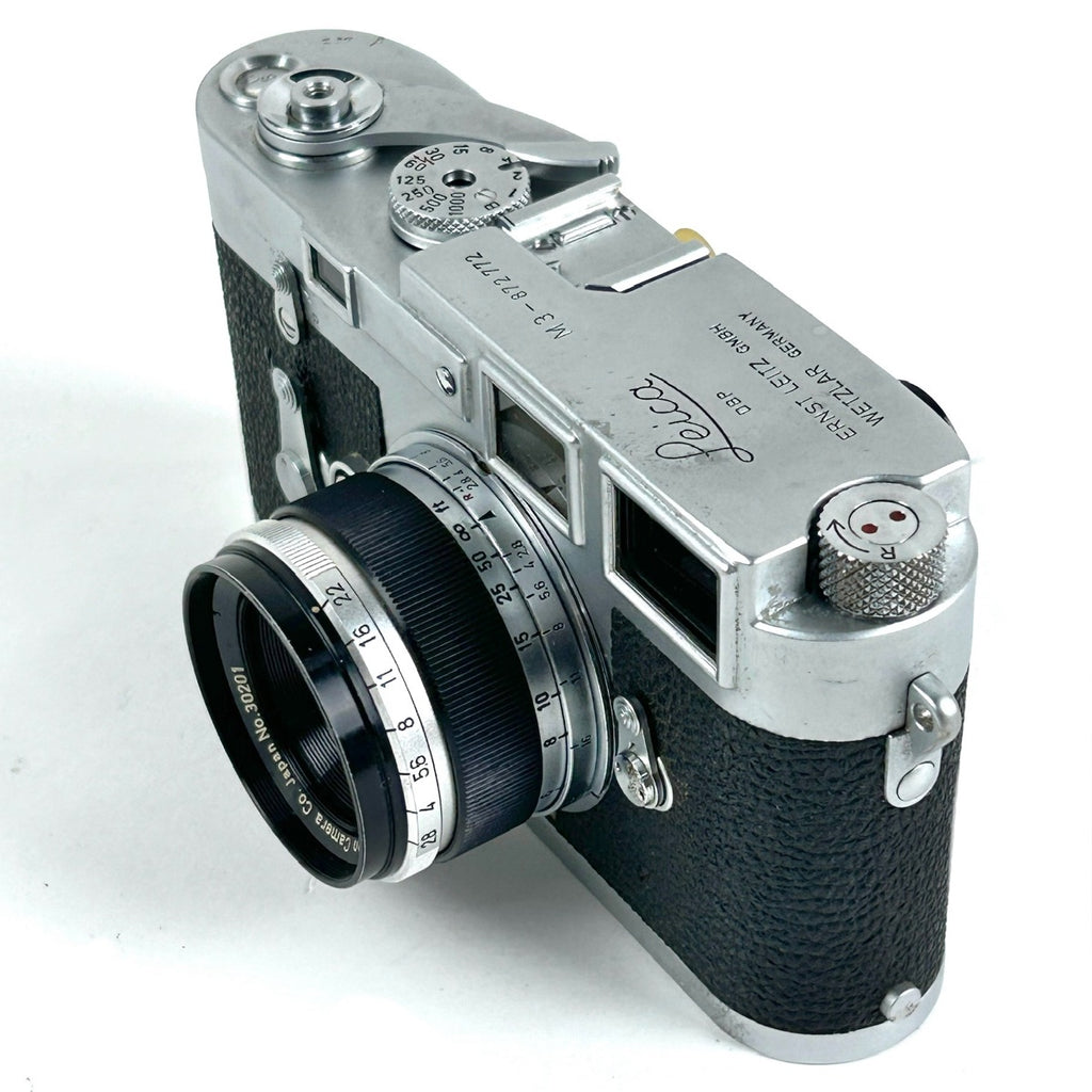 ライカ LEICA M3 ダブルストローク シルバー＋35mm F2.8 Lマウント L39 ［ジャンク品］ フィルム レンジファインダーカメラ 【中古】