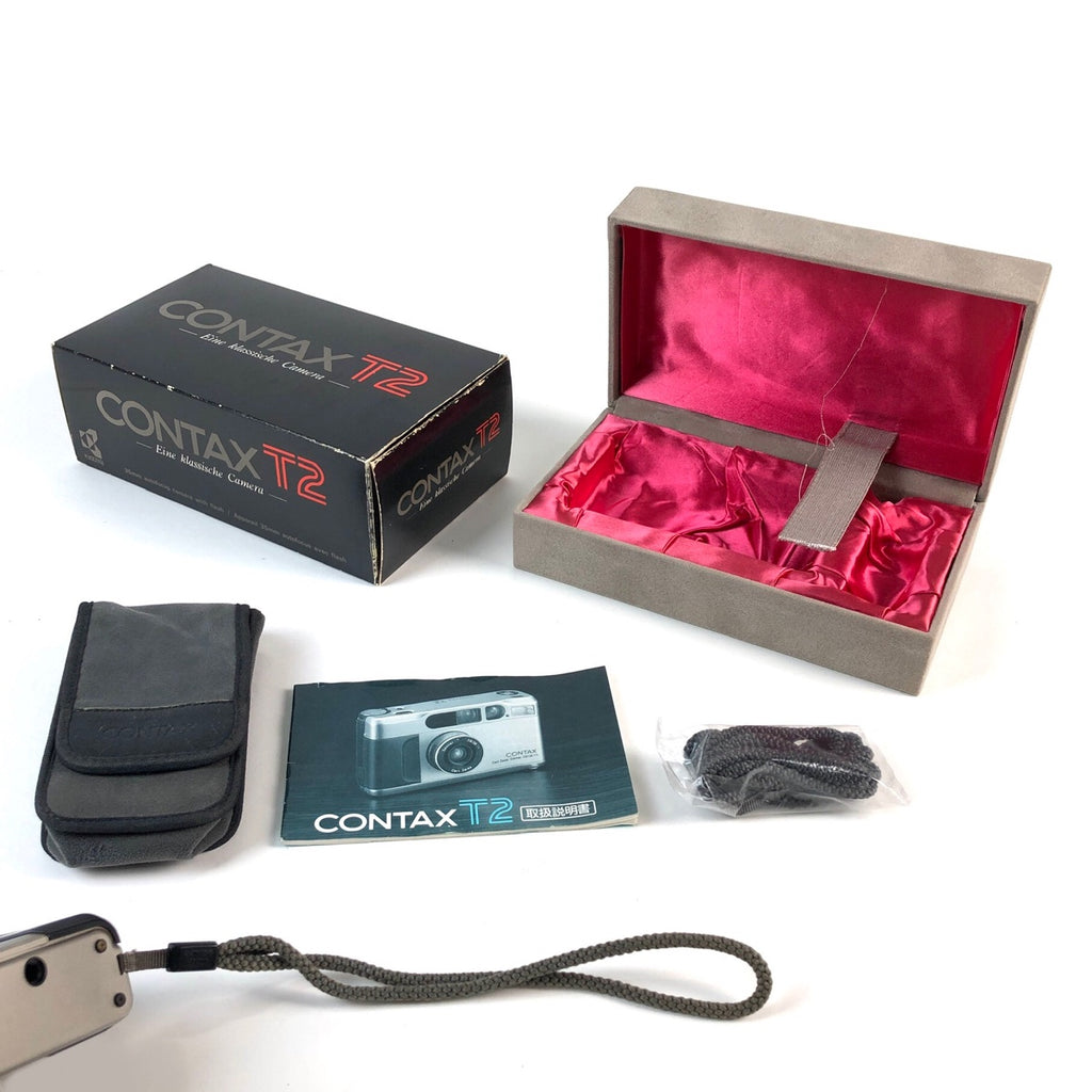 コンタックス CONTAX T2 チタンシルバー フィルム コンパクトカメラ 【中古】