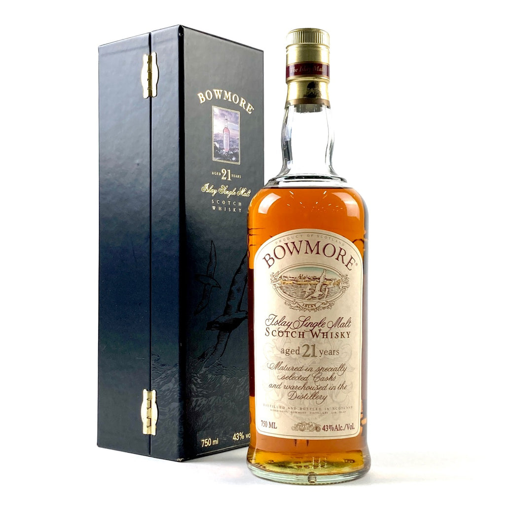 ボウモア BOWMORE 旧ボトル 21年 カモメラベル 750ml スコッチウイスキー シングルモルト 【古酒】