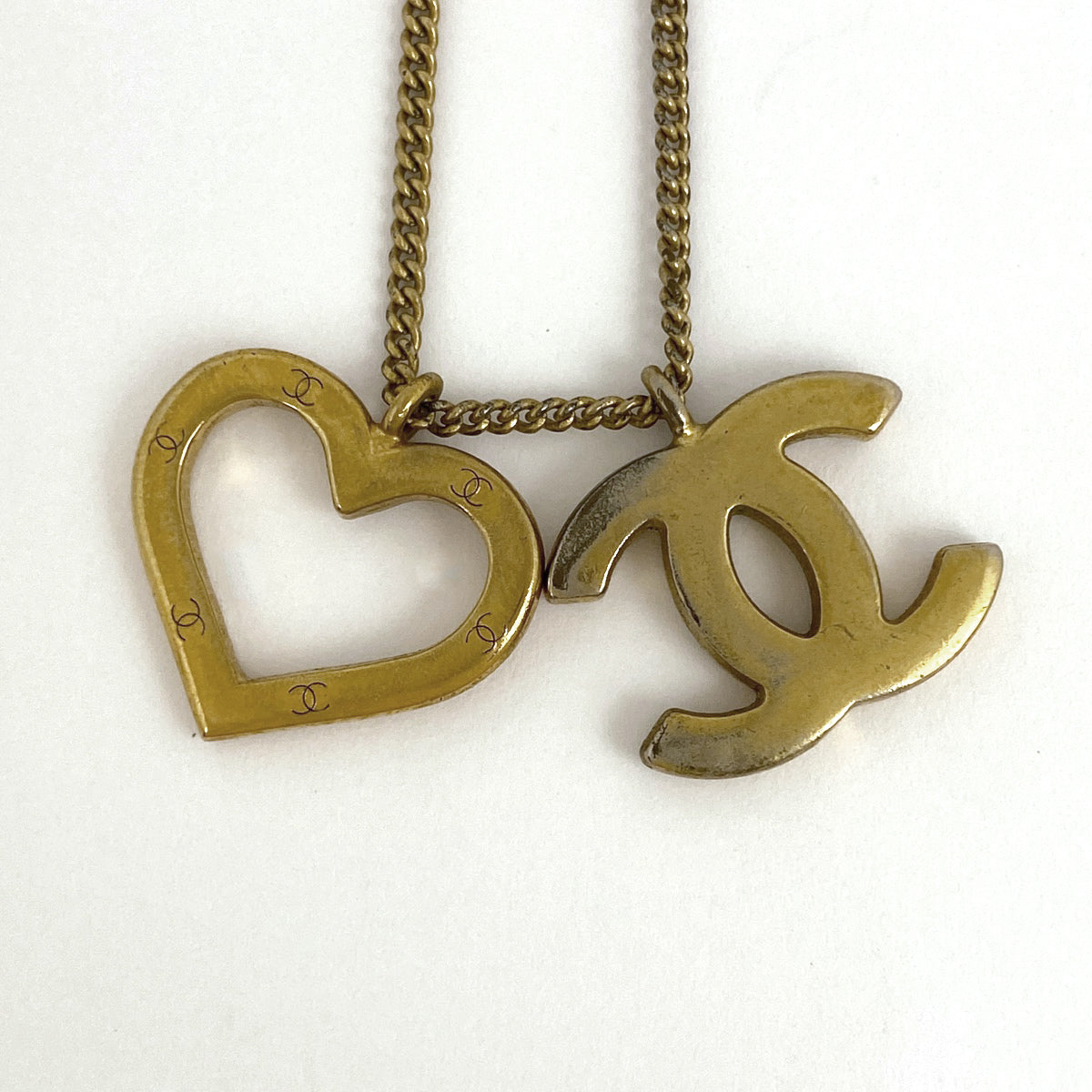 CHANEL 可愛い ハート&CCマーク 人気 ネックレス 上品 ゴールド シャネル CHANEL CHANEL ネックレス ABF459 B19984 ハート ココ
