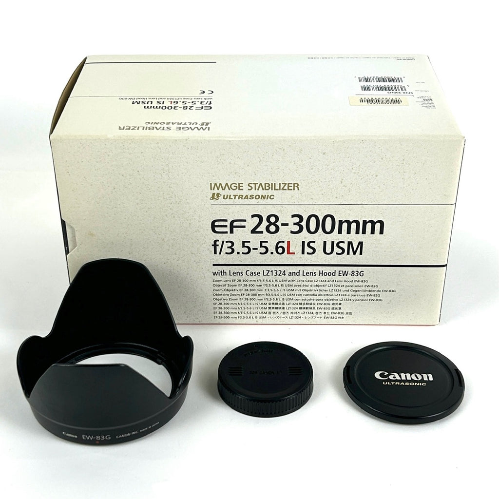 キヤノン Canon EF 28-300mm F3.5-5.6L IS USM 一眼カメラ用レンズ（オートフォーカス） 【中古】