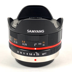 サムヤン SAMYANG 7.5mm F3.5 フィッシュアイ(マイクロフォーサーズ用) ブラック 一眼カメラ用レンズ（マニュアルフォーカス） 【中古】