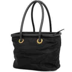 セリーヌ ロゴ ハンドバッグ ヴィンテージ ハンドバッグ ナイロン ブラック レディース 【中古】 brbag