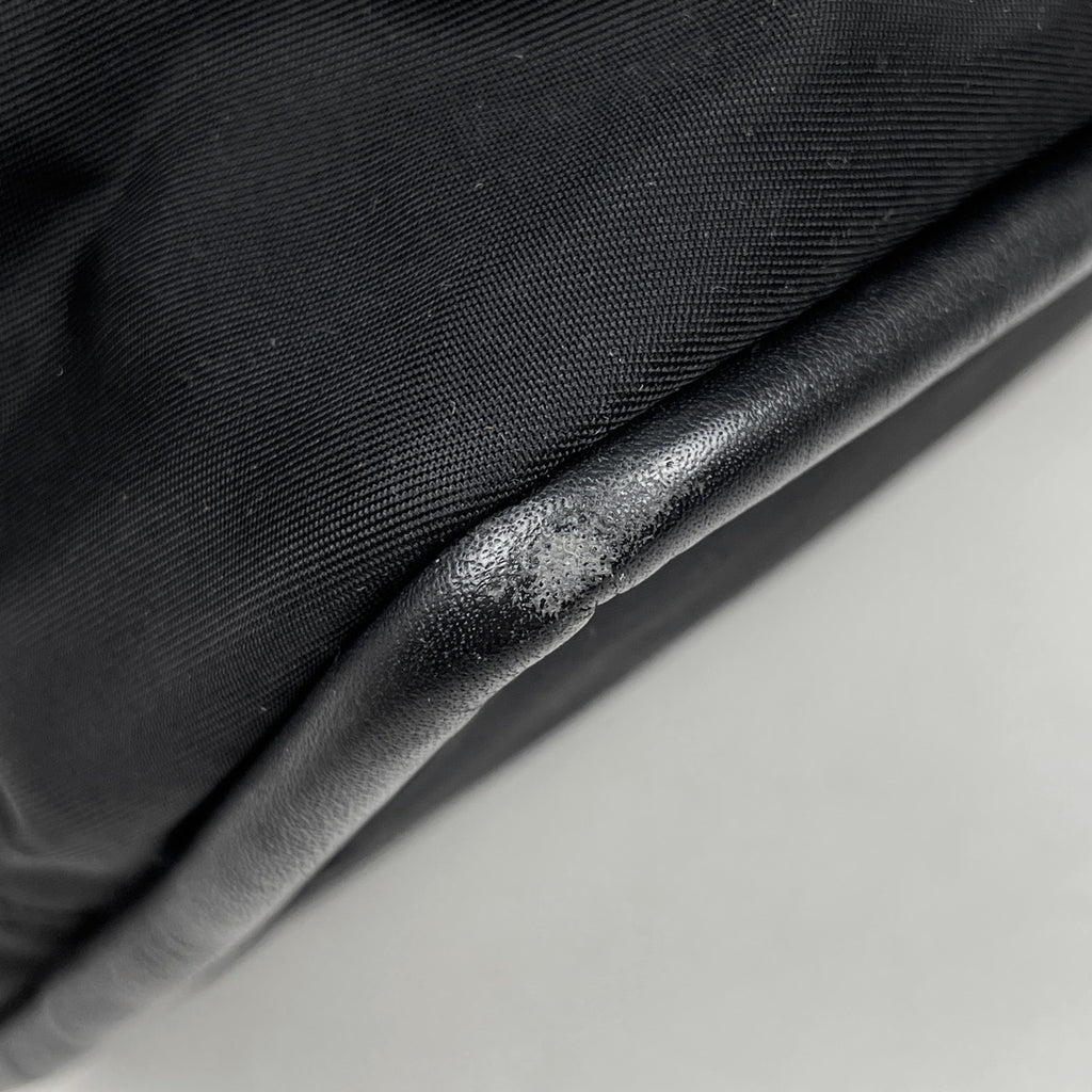 セリーヌ ロゴ ハンドバッグ ヴィンテージ ハンドバッグ ナイロン ブラック レディース 【中古】 brbag