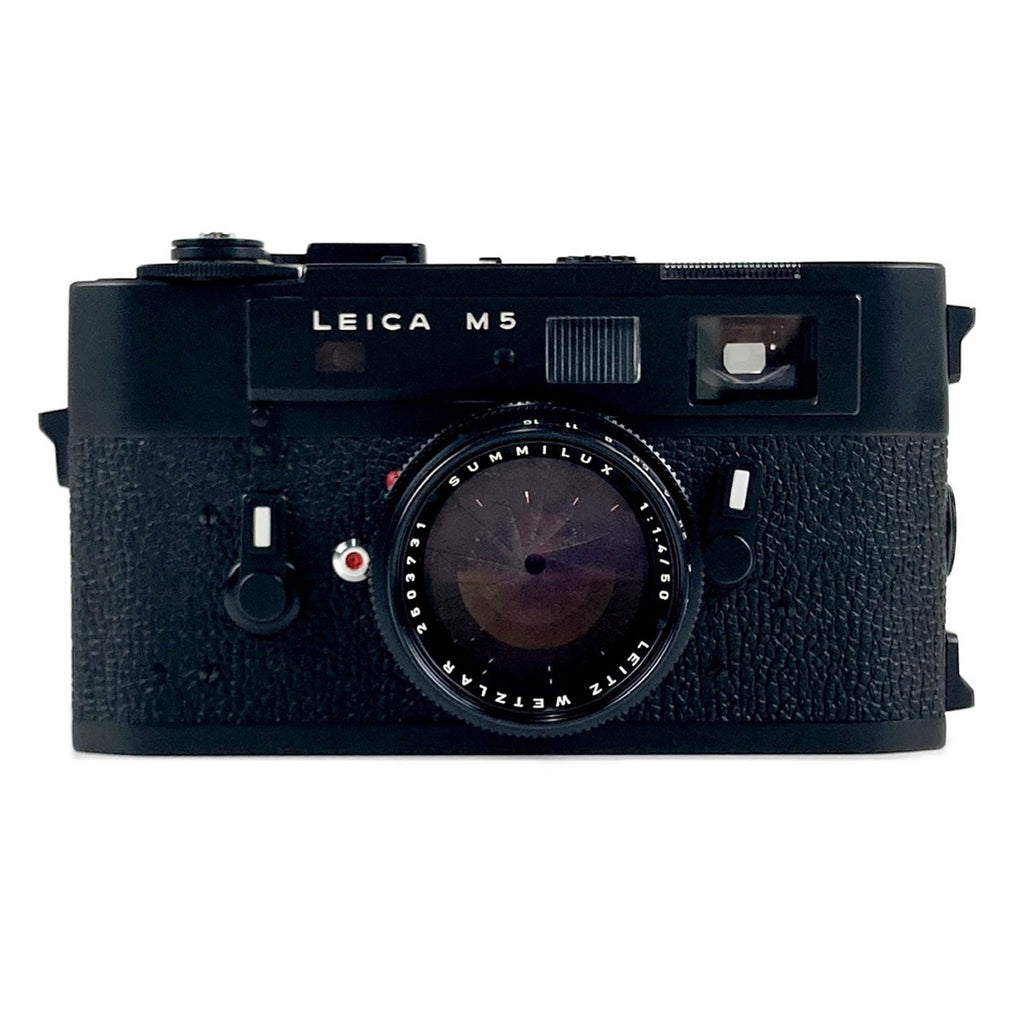 ライカ LEICA M5 ブラック + SUMMILUX 50mm F1.4 ズミルックス 第2世代 ブラック Mマウント フィルム レンジファインダーカメラ 【中古】