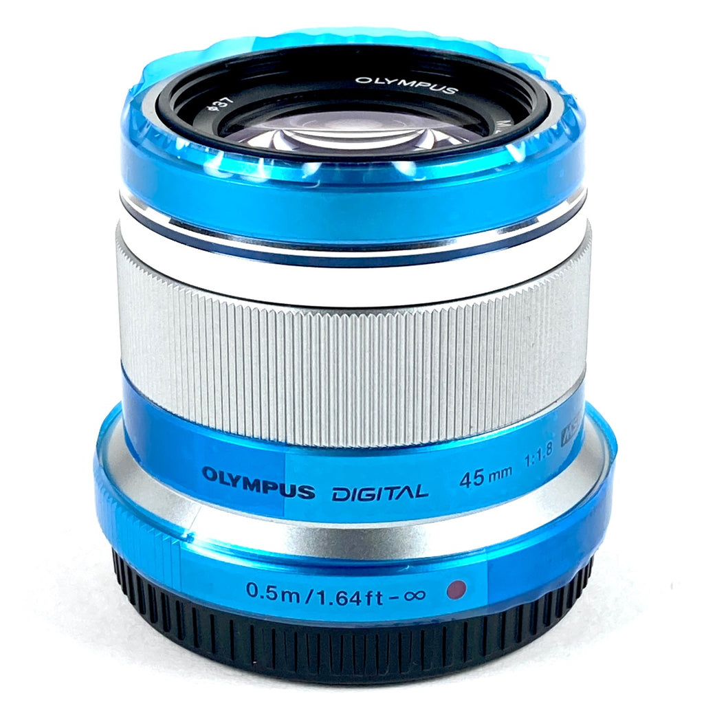 オリンパス OLYMPUS M.ZUIKO DIGITAL 45mm F1.8 シルバー 一眼カメラ用レンズ（オートフォーカス） 【中古】