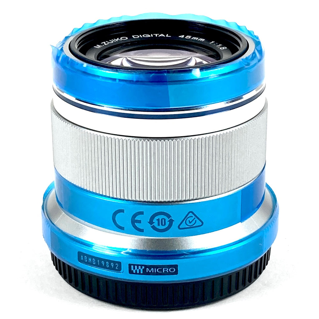 オリンパス OLYMPUS M.ZUIKO DIGITAL 45mm F1.8 シルバー 一眼カメラ用レンズ（オートフォーカス） 【中古】