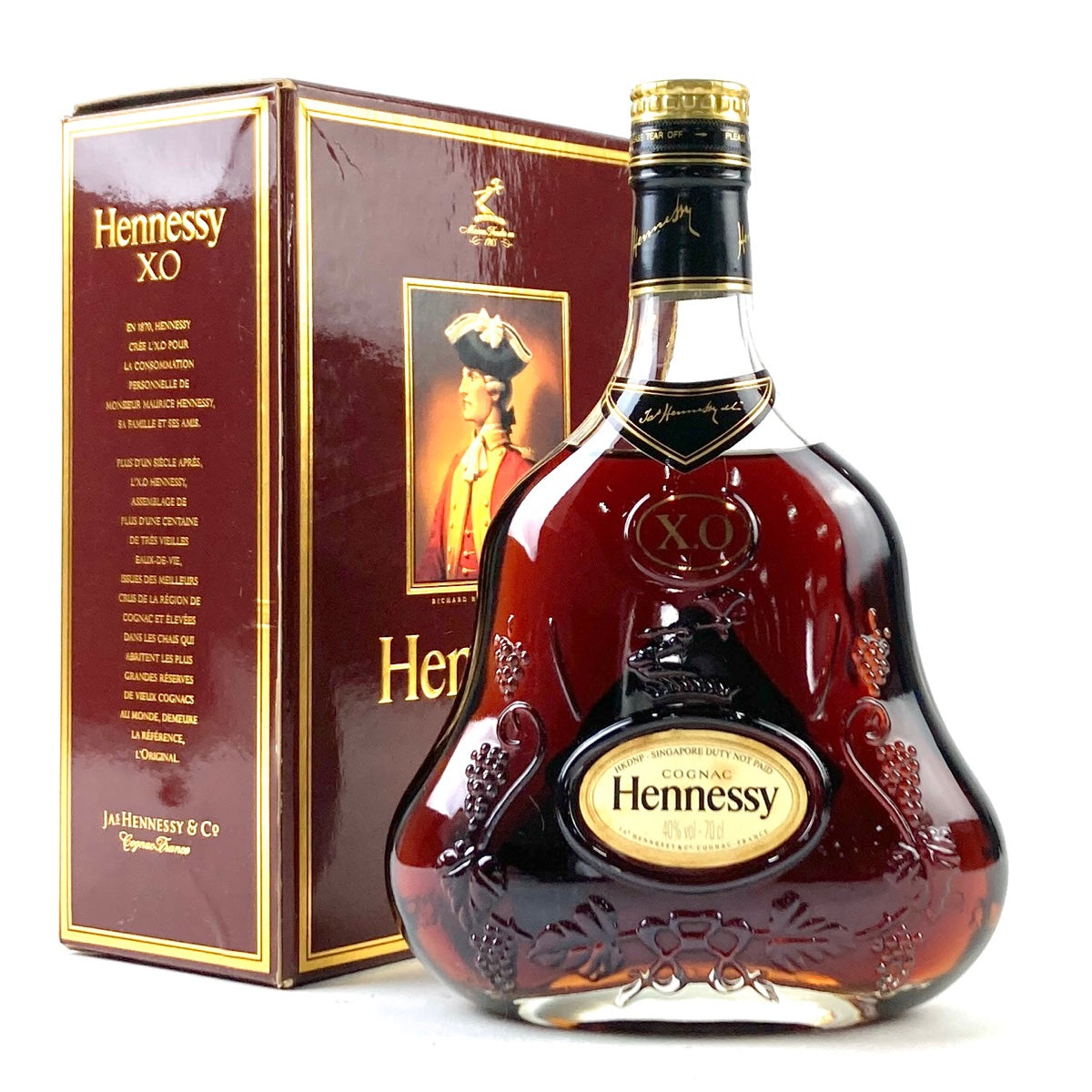 バイセル公式】ヘネシー Hennessy XO 金キャップ クリアボトル 700ml ブランデー コニャック 【古酒】 - バイセルブランシェ