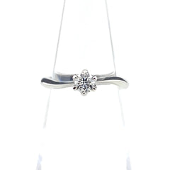 LAZARE DIAMOND プラチナ 指輪 リング 5号 Pt950 ダイヤモンド レディース 【中古】brjwl