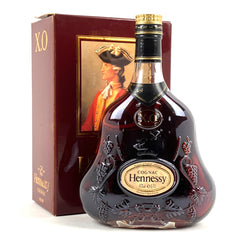 ヘネシー Hennessy XO 金キャップ クリアボトル 700ml ブランデー コニャック 【古酒】