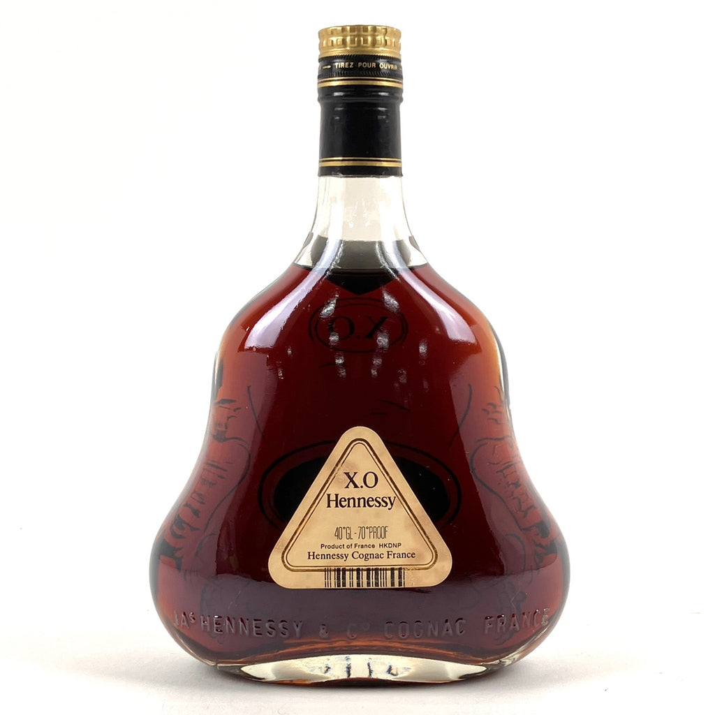 ヘネシー Hennessy XO 金キャップ クリアボトル 700ml ブランデー コニャック 【古酒】