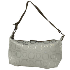 【在庫一掃】 サルヴァトーレフェラガモ ガンチーニ柄 ハンドバッグ ハンドバッグ キャンバス グレー レディース 【中古】 brbag