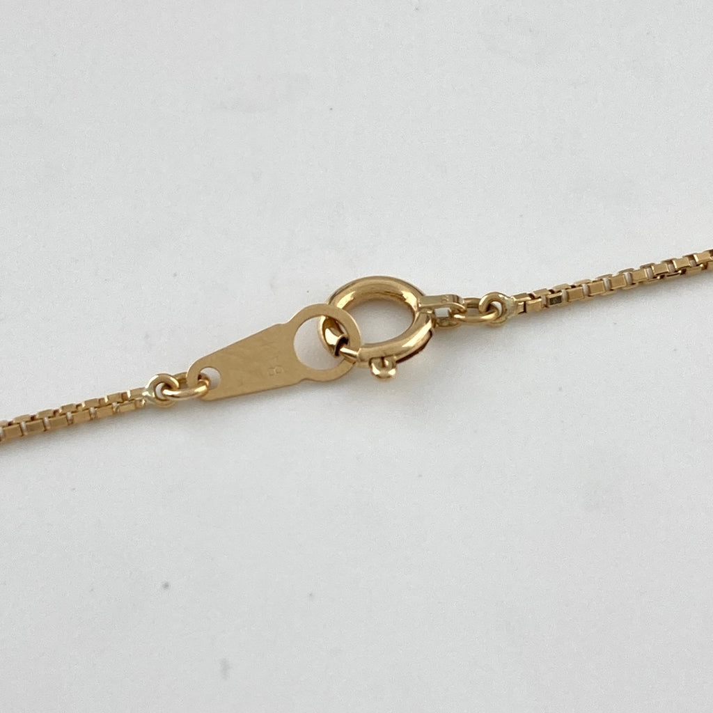 フラワーモチーフ デザインネックレス YG イエローゴールド ペンダント メレダイヤ 花 ネックレス K18 エメラルド ダイヤモンド レディース 【中古】 
 ラッピング可