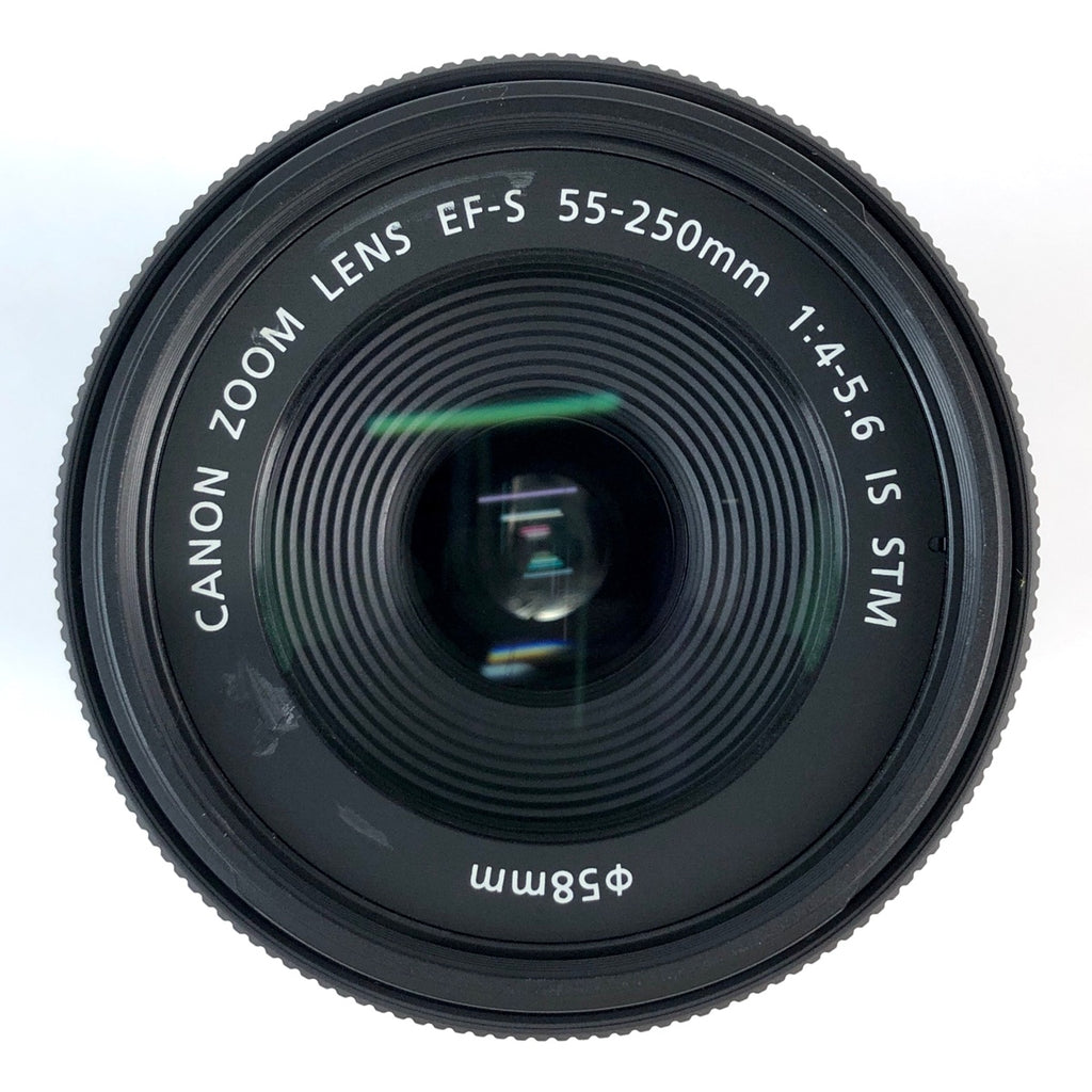 キヤノン Canon EF-S 55-250mm F4-5.6 IS STM 一眼カメラ用レンズ（オートフォーカス） 【中古】