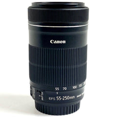 キヤノン Canon EF-S 55-250mm F4-5.6 IS STM 一眼カメラ用レンズ（オートフォーカス） 【中古】