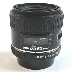 ペンタックス PENTAX D FA 50mm F2.8 MACRO 一眼カメラ用レンズ（オートフォーカス） 【中古】