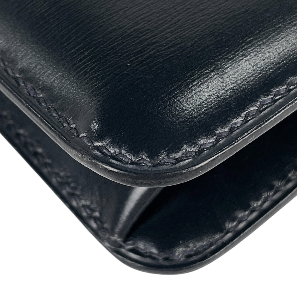 エルメス タッセル ショルダーバッグ 2WAY クラッチバッグ ショルダーバッグ ボックスカーフ ネイビー 〇R レディース 【中古】 brbag