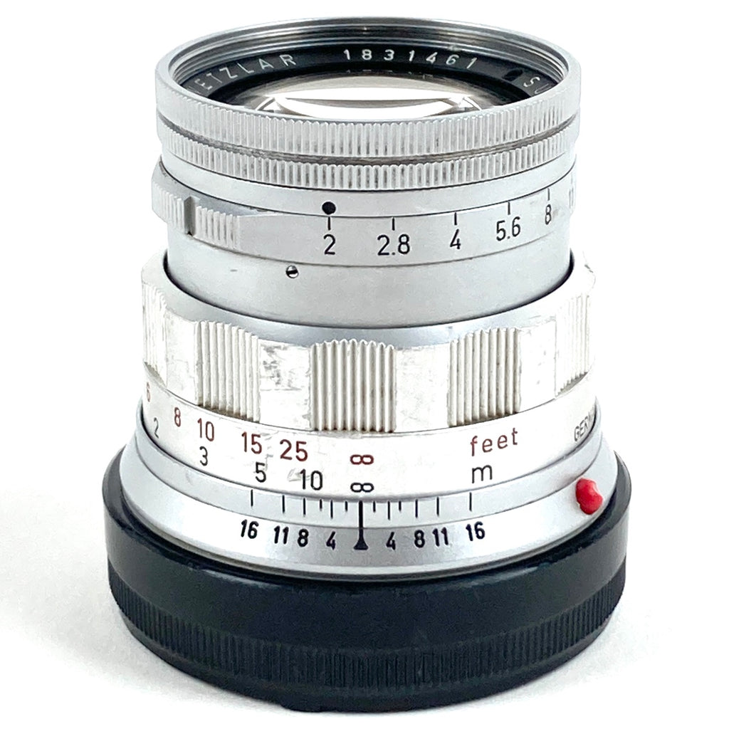 ライカ LEICA SUMMICRON 50mm F2 ズミクロン 固定鏡筒 Mマウント 後期 レンジファインダーカメラ用レンズ 【中古】