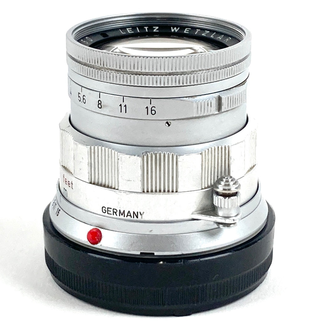 ライカ LEICA SUMMICRON 50mm F2 ズミクロン 固定鏡筒 Mマウント 後期 レンジファインダーカメラ用レンズ 【中古】