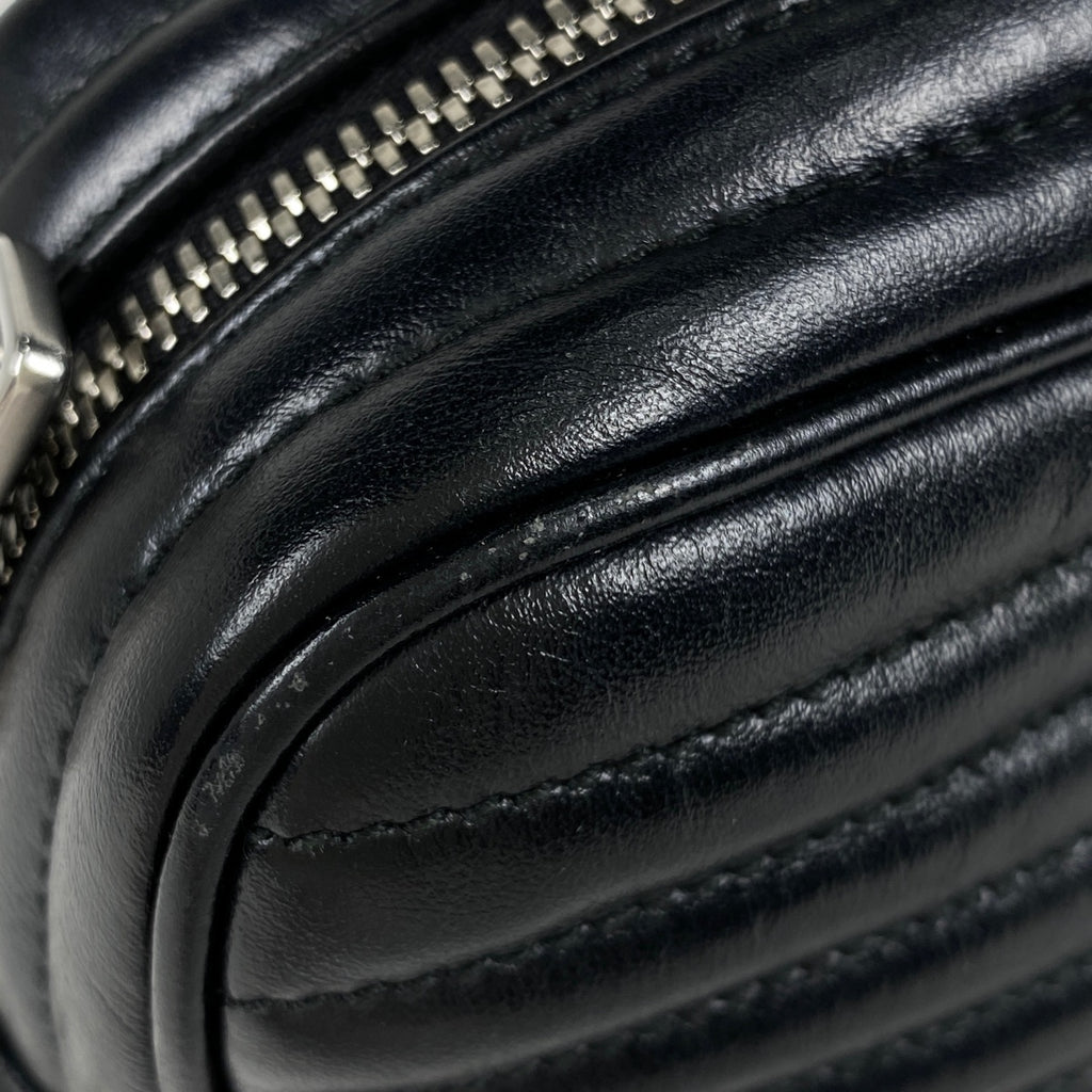 プラダ ダイアグラム チェーン ショルダーバッグ ロゴ レザー ネロ(ブラック) 1BH083 レディース 【中古】 brbag