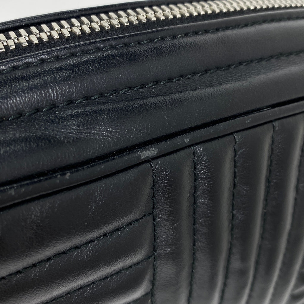 プラダ ダイアグラム チェーン ショルダーバッグ ロゴ レザー ネロ(ブラック) 1BH083 レディース 【中古】 brbag