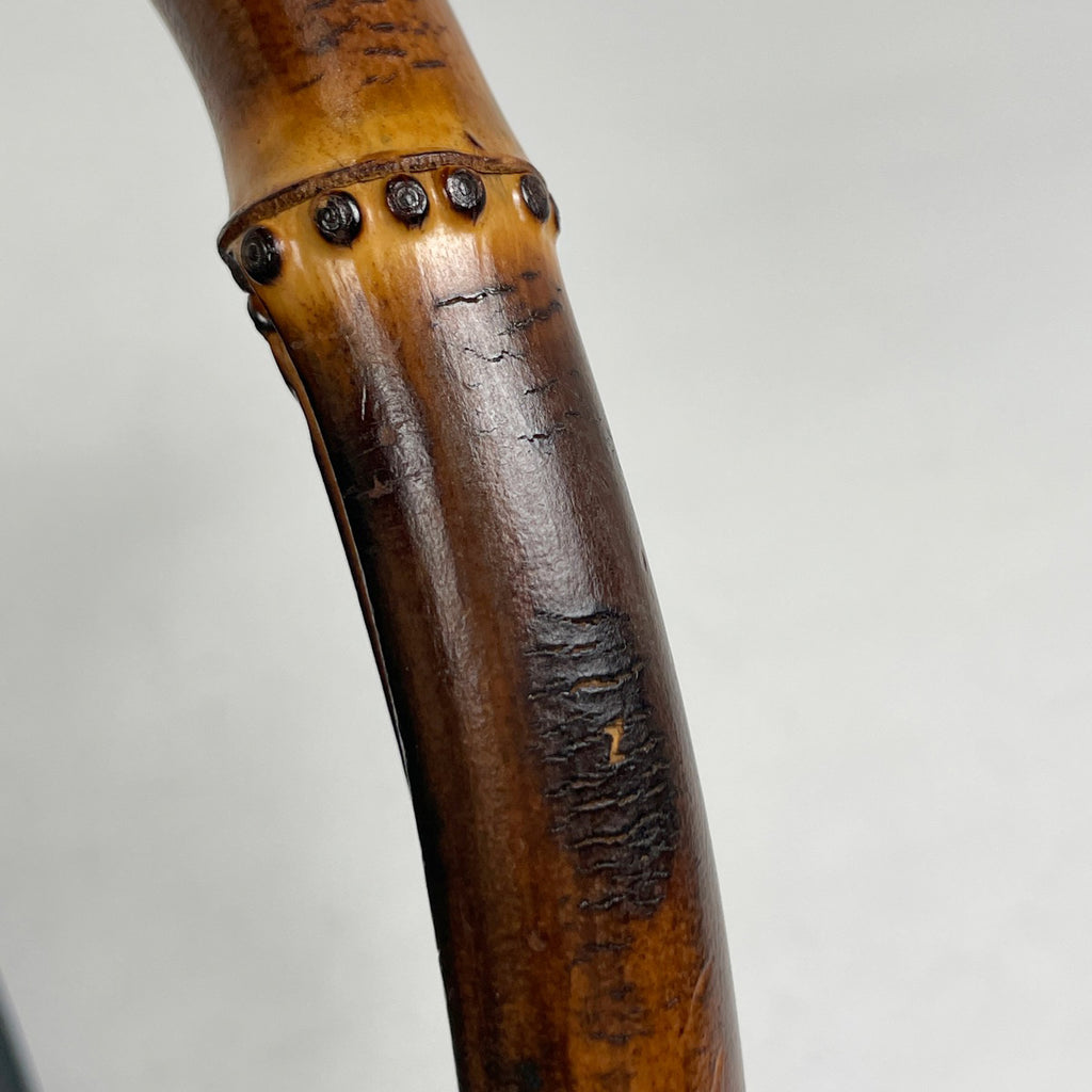 グッチ バンブー ショルダーバッグ 2WAY オールドグッチ ショルダーバッグ レザー ネイビー 0011577 レディース 【中古】brbag