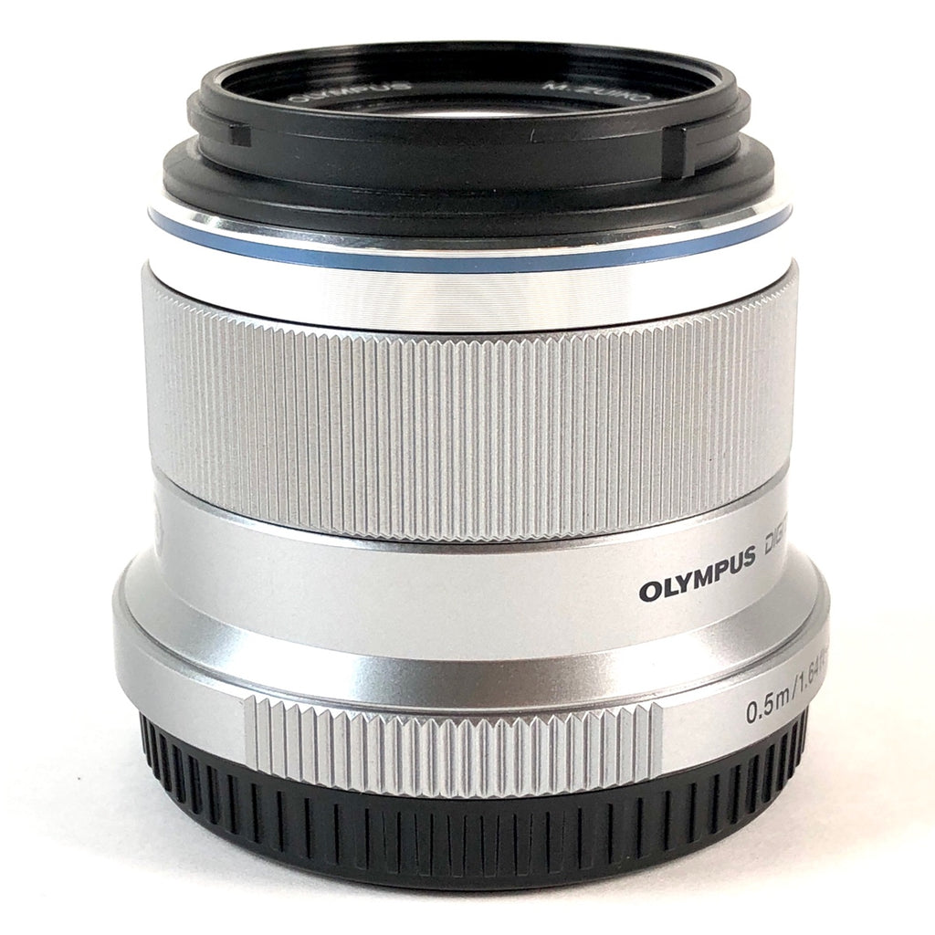 オリンパス OLYMPUS M.ZUIKO DIGITAL 45mm F1.8 シルバー 一眼カメラ用レンズ（オートフォーカス） 【中古】