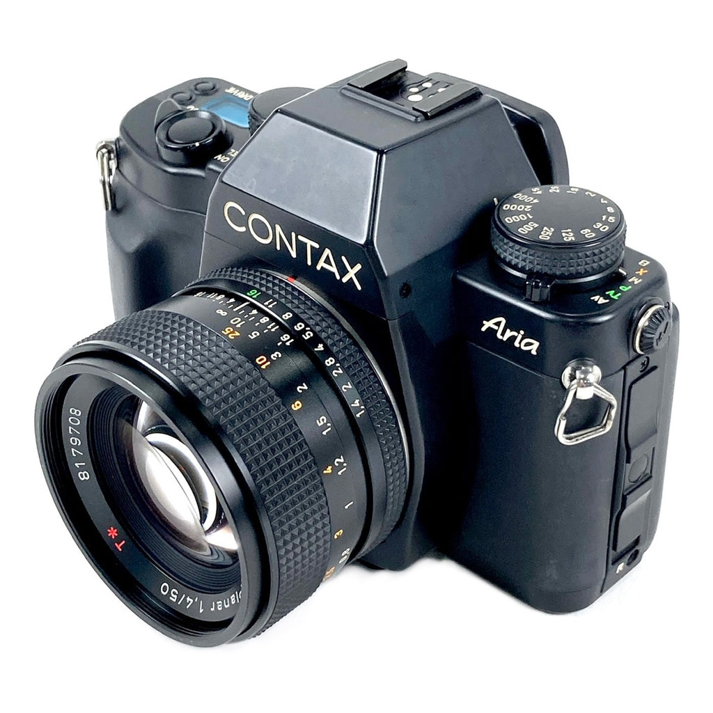 バイセル公式】コンタックス CONTAX Aria + Planar T* 50mm F1.4 フィルム マニュアルフォーカス 一眼レフカメラ  【中古】 - バイセルブランシェ