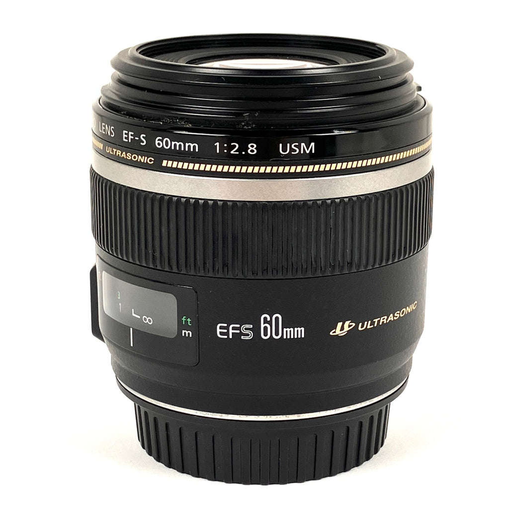 キヤノン Canon EF-S 60mm F2.8 MACRO USM 一眼カメラ用レンズ（オートフォーカス） 【中古】