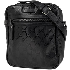 【在庫一掃】 グッチ GGインプリメ ショルダーバッグ コーティングキャンバス ブラック 233268 レディース 【中古】 brbag
