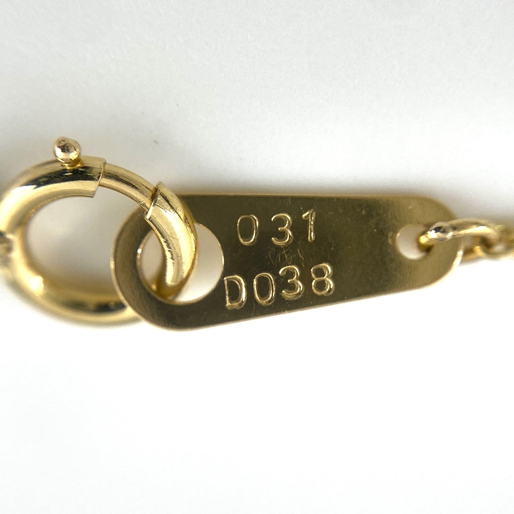 サファイア デザインネックレス YG イエローゴールド ペンダント メレダイヤ ネックレス K18 750 サファイア レディース 【中古】nbjwl