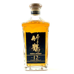 【東京都内限定お届け】ニッカ NIKKA 竹鶴 12年 ピュアモルト 角瓶 660ml 国産ウイスキー 【古酒】