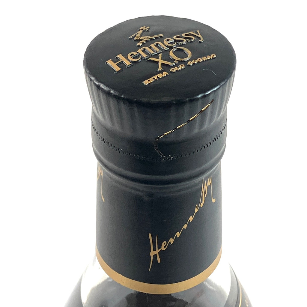 ヘネシー Hennessy XO 黒キャップ クリアボトル 700ml ブランデー コニャック 【古酒】