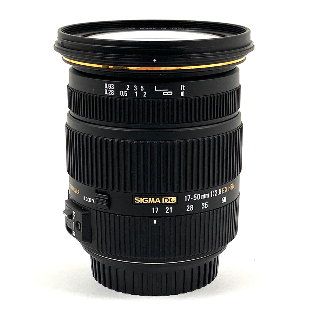 シグマ SIGMA 17-50mm F2.8 EX DC OS HSM (キヤノンEF用) 一眼カメラ用レンズ（オートフォーカス） 【中古】