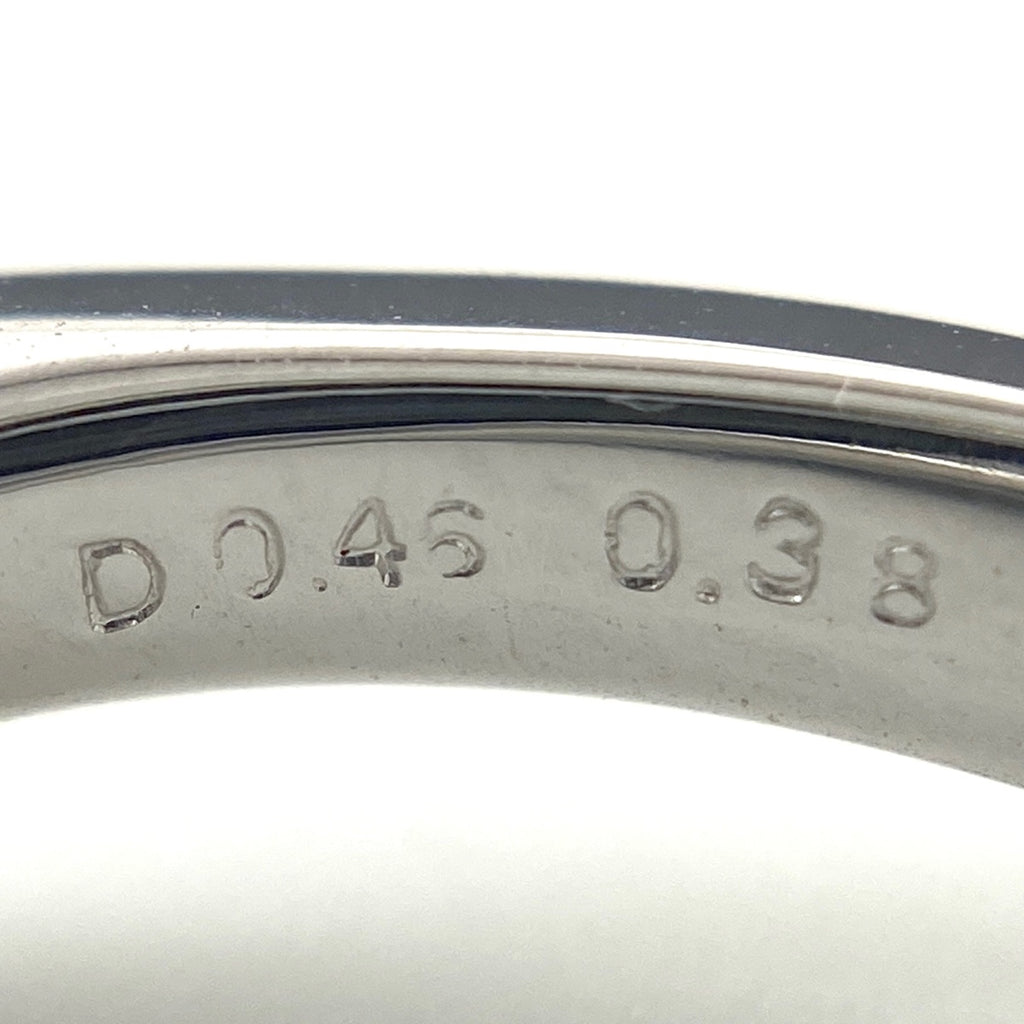 パライバトルマリン デザインリング WG ホワイトゴールド 指輪 メレダイヤ ダイヤモンド リング 15.5号 K18 WG パライバトルマリン レディース 【中古】nbjwl