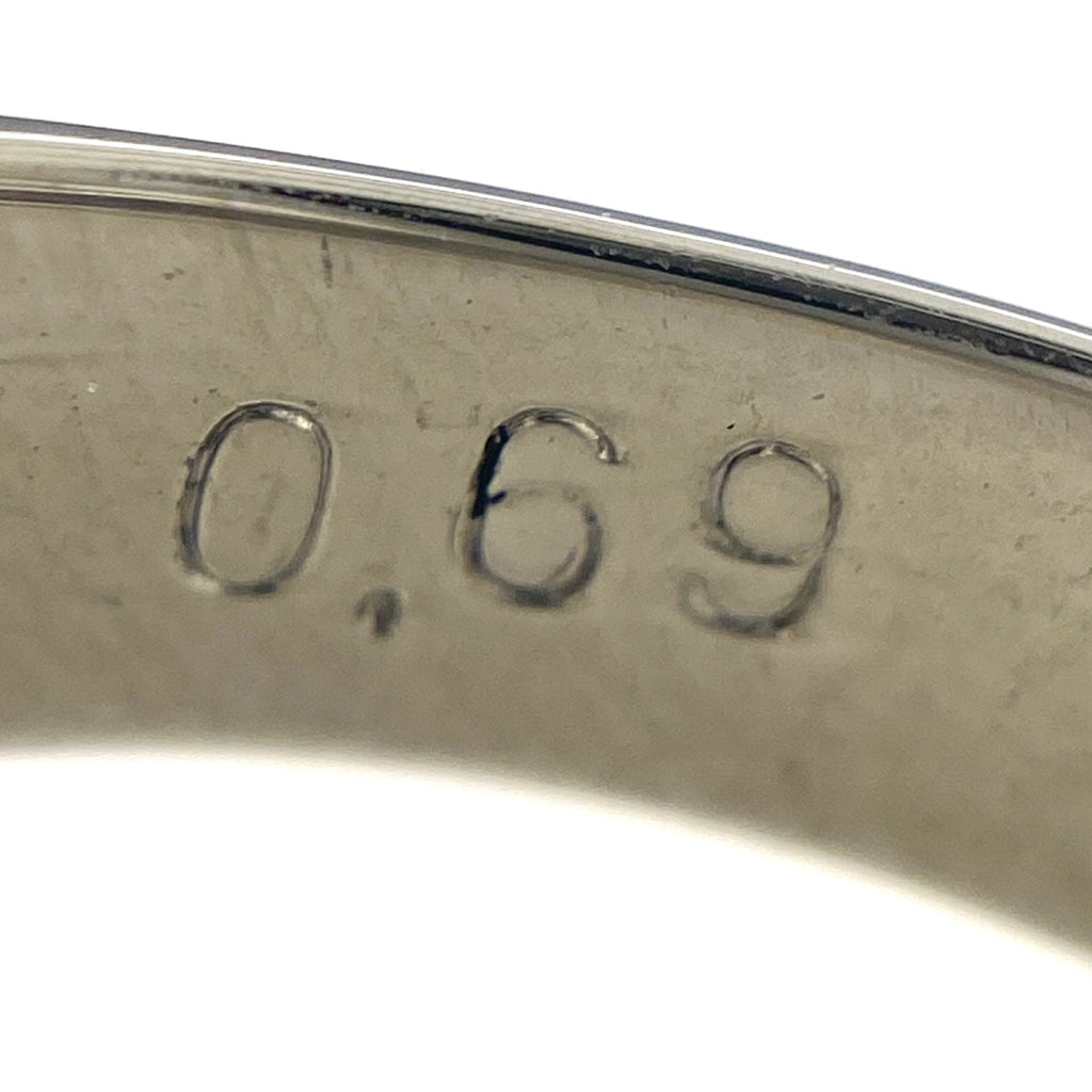 スターサファイア デザインリング プラチナ 指輪 メレダイヤ リング 10.5号 Pt900 ダイヤモンド スターサファイア レディース 【中古】nbjwl