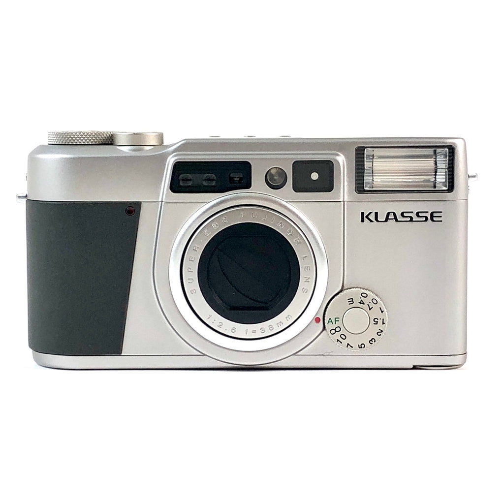 富士フイルム FUJIFILM KLASSE クラッセ シルバー フィルム コンパクトカメラ 【中古】