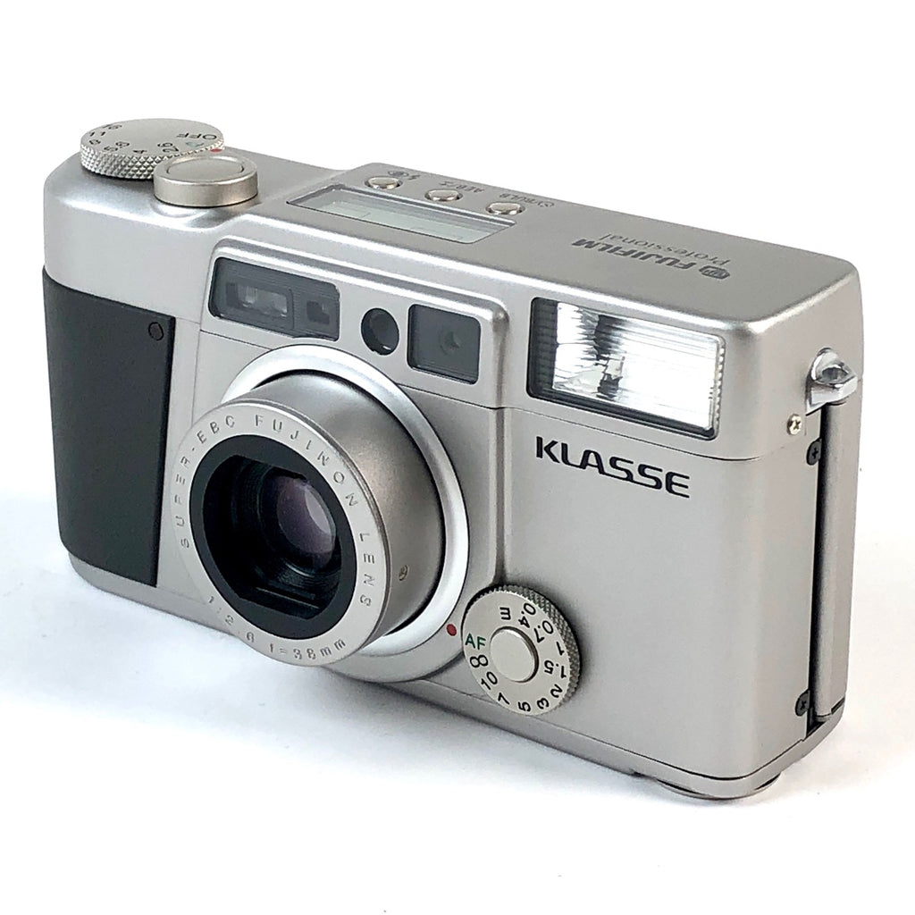 富士フイルム FUJIFILM KLASSE クラッセ シルバー フィルム コンパクトカメラ 【中古】