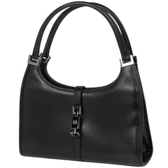 グッチ ジャッキーライン ショルダーバッグ ハンドバッグ ショルダーバッグ レザー ブラック 0021068 レディース 【中古】brbag