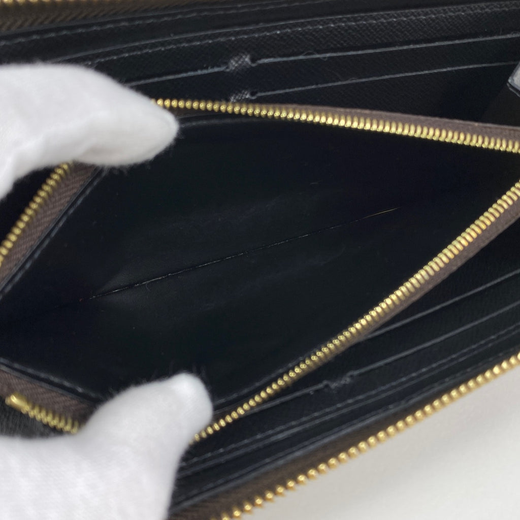 ルイ・ヴィトン ポルトフォイユ クレマンス ラウンドファスナー 長財布 モノグラムリバース ブラウン M82336 レディース 【中古】brbag