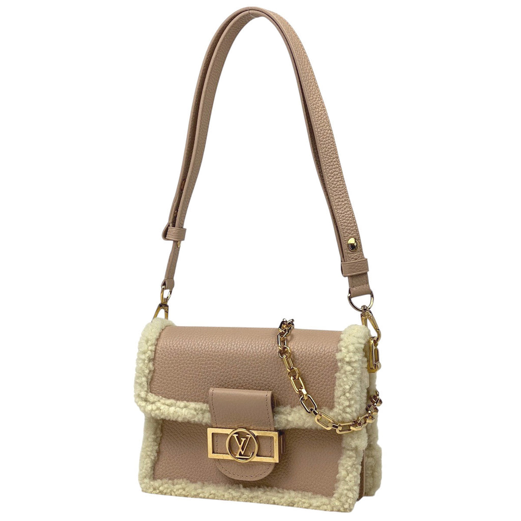 ルイ・ヴィトン ドーフィーヌ MINI 2WAY ワンショルダー ショルダーバッグ レザー ピンクベージュ M23610 レディース 【中古】brbag