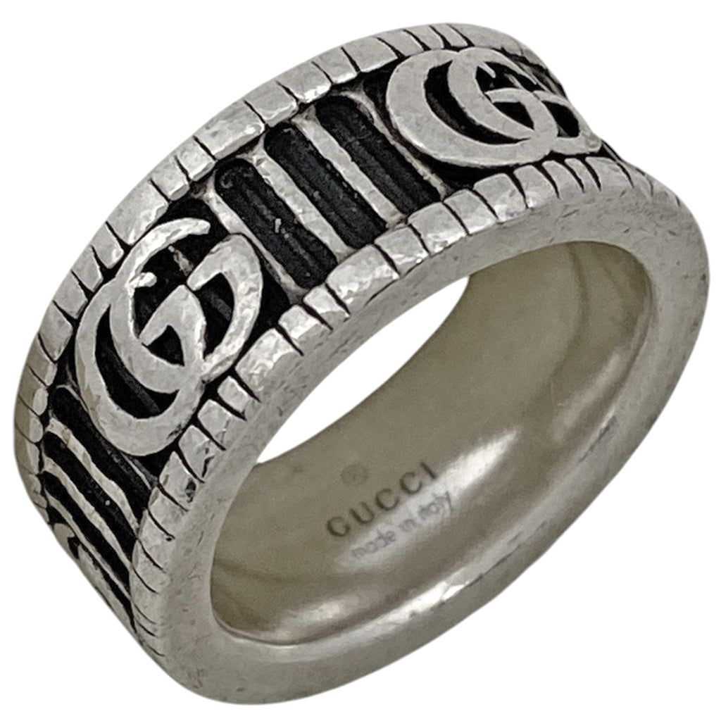 グッチ GGマーモント リング 指輪 ダブルG リング 号 シルバー925 シルバー レディース 【中古】bracc