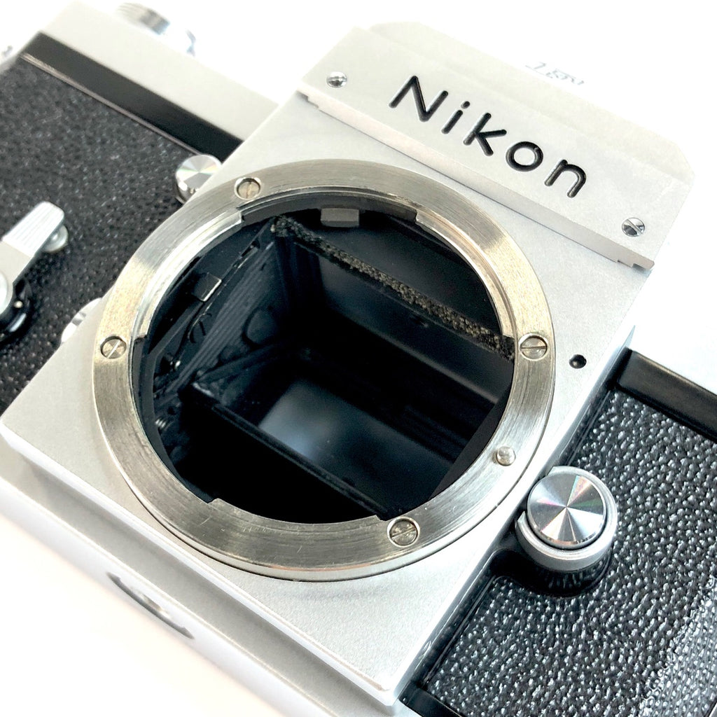 ニコン Nikon F アイレベル シルバー ＋ NIKKOR-H.C Auto 50mm F2 非Ai フィルム マニュアルフォーカス 一眼レフカメラ 【中古】