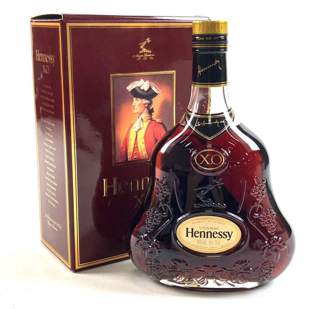 ヘネシー Hennessy XO 金キャップ クリアボトル 700ml ブランデー コニャック 【古酒】