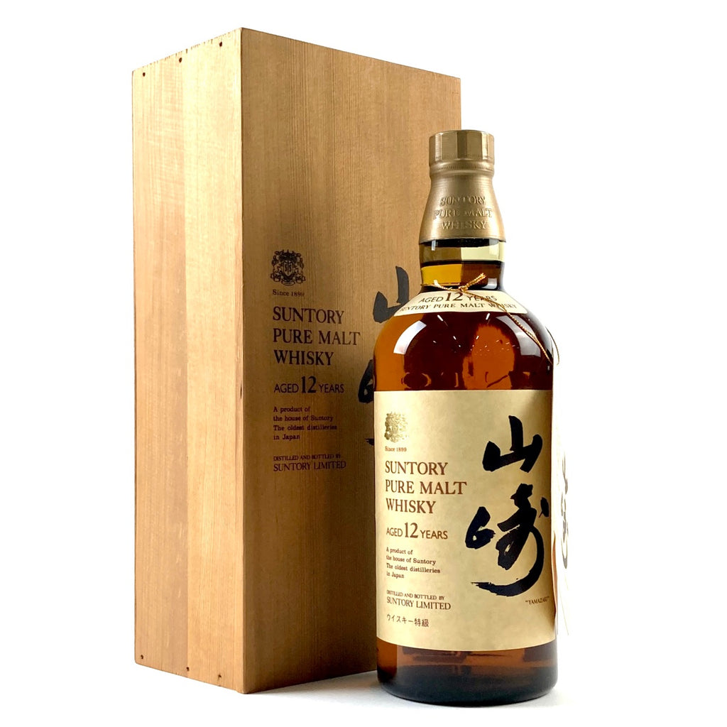 【東京都内限定お届け】 サントリー SUNTORY 山崎 12年 ピュアモルト 特級 760ml 国産ウイスキー 【古酒】