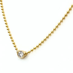 ダイヤモンド デザインネックレス YG イエローゴールド ペンダント ネックレス K18 ダイヤモンド レディース 【中古】nbjwl