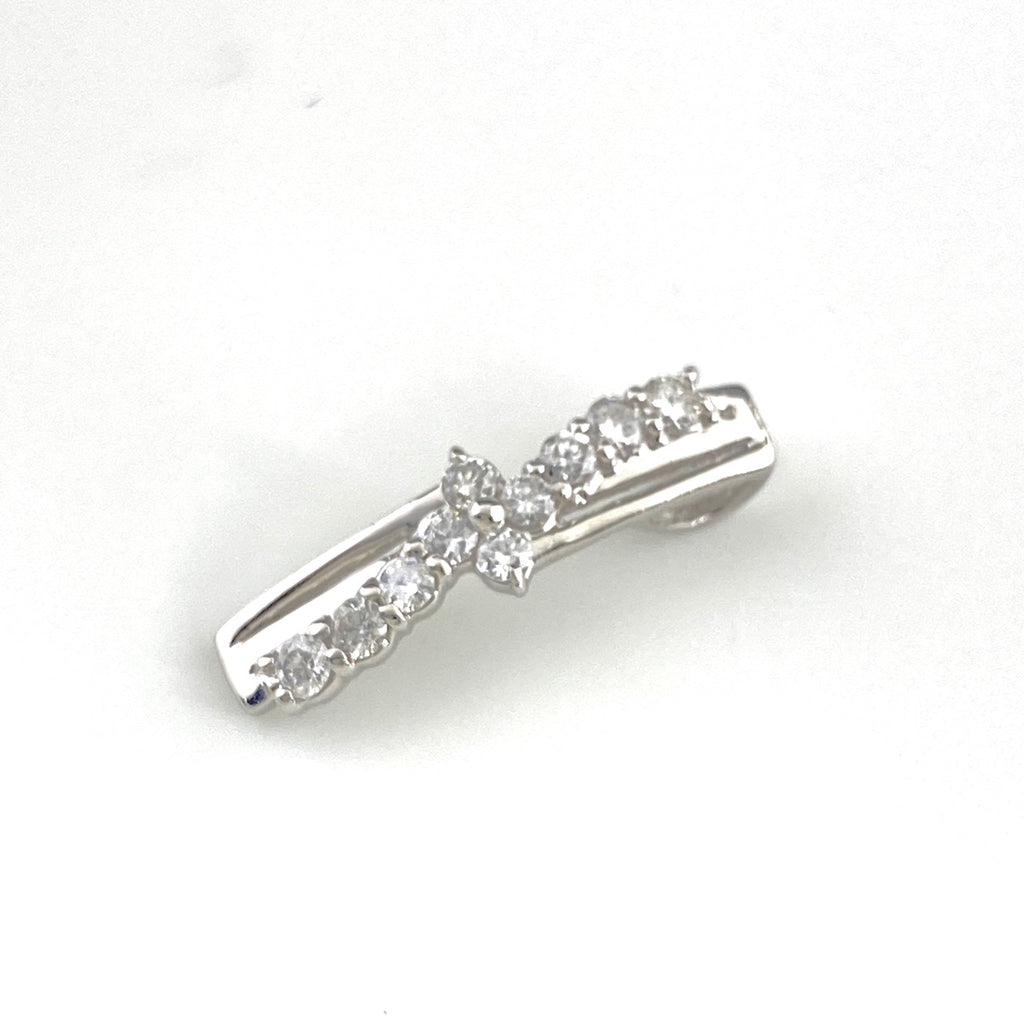 メレダイヤ ペンダントトップ プラチナ ペンダントトップ Pt900 ダイヤモンド レディース 【中古】nbjwl