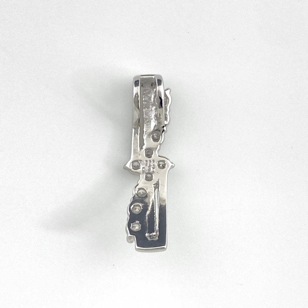 メレダイヤ ペンダントトップ プラチナ ペンダントトップ Pt900 ダイヤモンド レディース 【中古】nbjwl